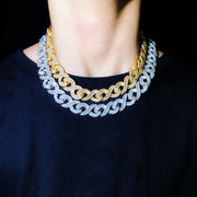 15mm Baguette Infinity Diamond Chain
