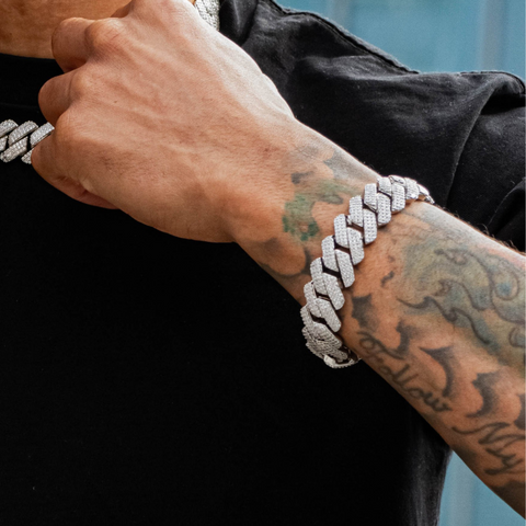Diamond Cuban Link Bracelet (19mm)