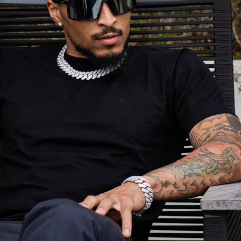 Diamond Cuban Link Bracelet (19mm)