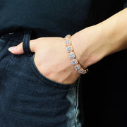 Clustered Tennis Bracelet