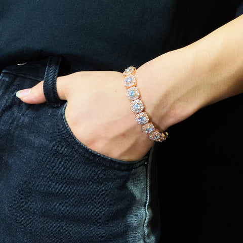 Clustered Tennis Bracelet