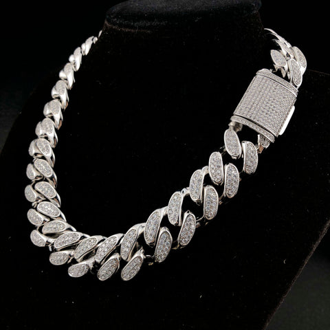 19mm Diamond Cuban Chain