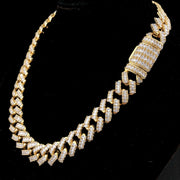 12mm Diamond Bandana Cuban chain/Bracelet