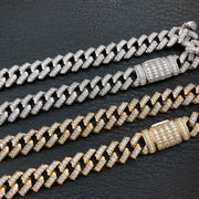 12mm Diamond Bandana Cuban chain/Bracelet