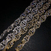 10mm Diamond Byzantine Chain