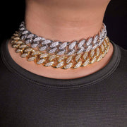 19mm Diamond Cuban Chain
