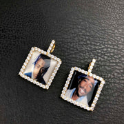Rectangle Custom Picture Pendant