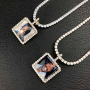 Rectangle Custom Picture Pendant