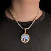 Spinning 2-Faced Custom Picture Pendant