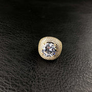 Diamond Clustered Band Ring
