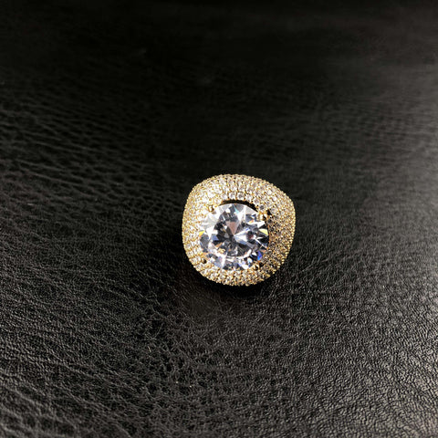 Diamond Clustered Band Ring