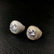 Diamond Clustered Band Ring