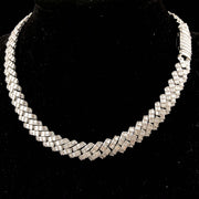 10mm Baguette Prong Cuban chain