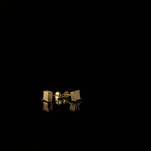 925 square minimalist Earrings