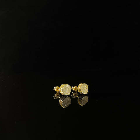 Round Diamond deep earring