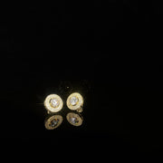 925 Silver Clustered Diamond Earrings