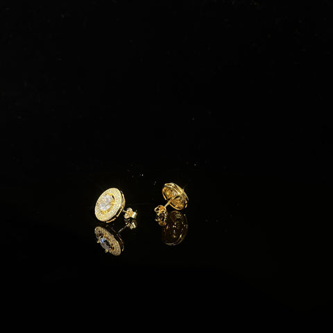 925 Silver Clustered Diamond Earrings