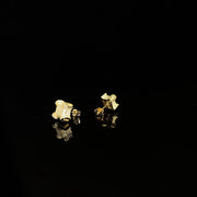 925 Silver Spiral Square Earrings