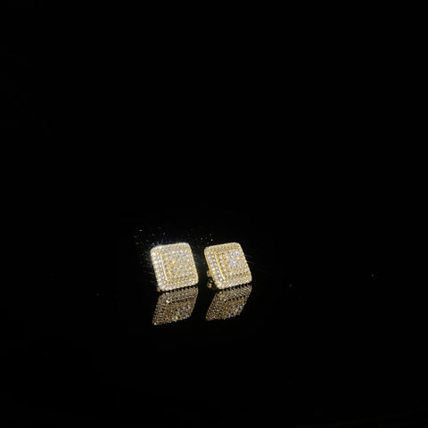 925 Square Earrings