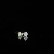 925 Silver Cluster Flower Stud Earrings