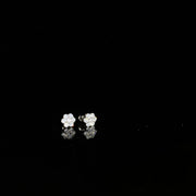 925 Silver Cluster Flower Stud Earrings