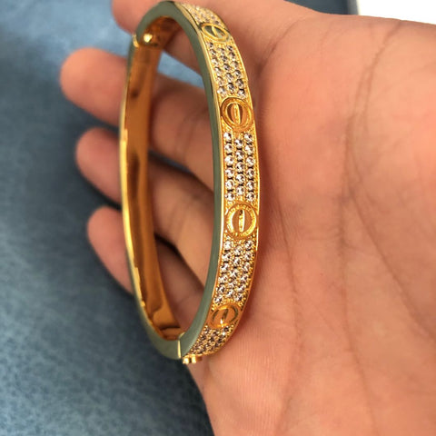 Cufflink Band Bracelet