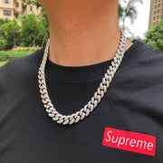 12mm Diamond Cuban link chain
