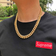 12mm Diamond Cuban link chain