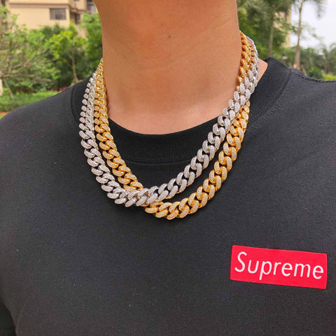 12mm Diamond Cuban link chain
