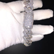 Diamond Cuban Link Bracelet (19mm)