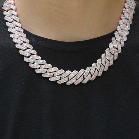 Cuban Prong Iced Out Necklace