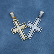 2 Side Diamond Cross